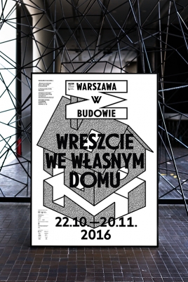Plakat do festiwalu WARSZAWA W BUDOWIE 8 