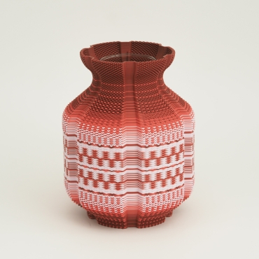 LINES & LINES - Wazon Ancient Alien no.2 - red