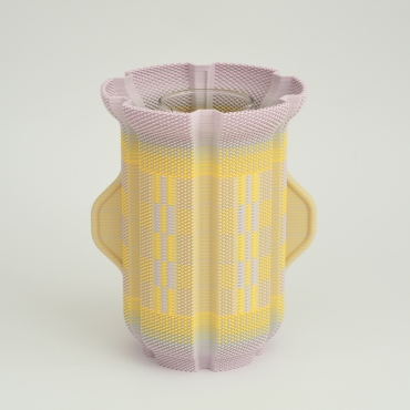 LINES & LINES - Wazon Ancient Alien no.3 - yellow