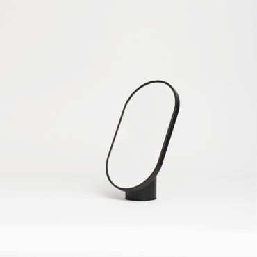 WISE HABIT Lustro Woodturn Czarne
