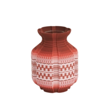 LINES & LINES - Wazon Ancient Alien no.2 - red