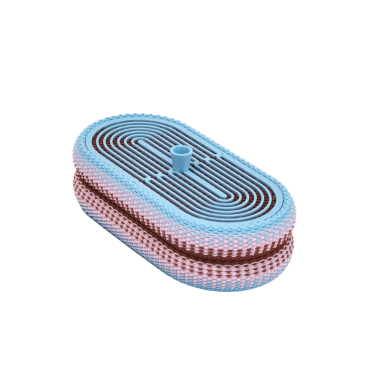 WONTEK - Weave Box medium - blue