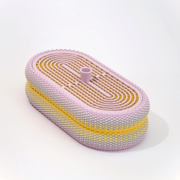 LINES & LINES - Weave Box medium - yellow