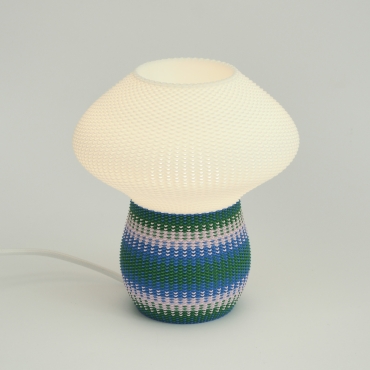 LINES & LINES - Weave lamp - gradient blue